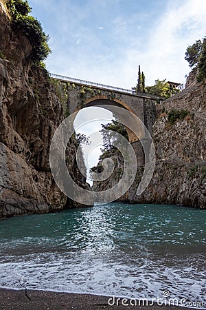 Adventurous road, Amalfi Coast, Italy Stock Photo