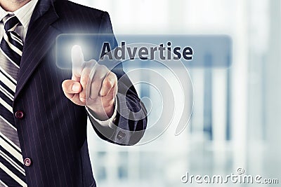 Advertise Stock Photo