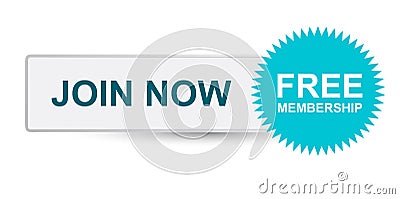 Join now and enjoy free membership Vector Illustration