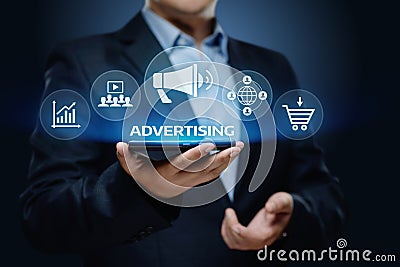 Advertising Marketing Plan Branding Business Technology concept Stock Photo