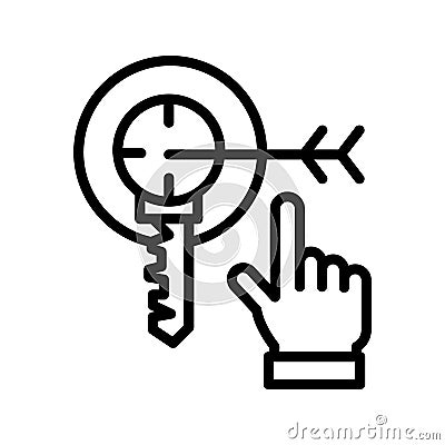 Adwords Line Style vector icon which can easily modify or edit Vector Illustration