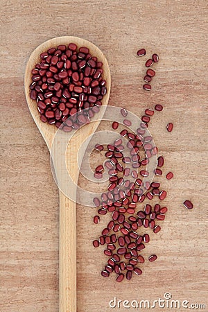 Adzuki Beans Stock Photo