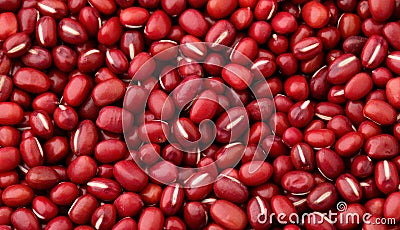 Adzuki Red Bean Stock Photo