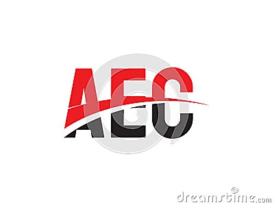 AEC Letter Initial Logo Design Vector Illustration Vector Illustration