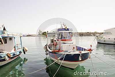 Aegean Sea pier Editorial Stock Photo