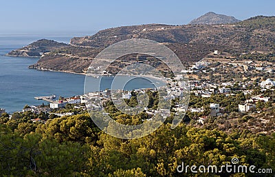 Aegina island in Greece Stock Photo