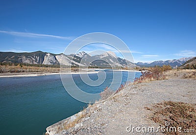 Aeolus Whitecap mountain range Stock Photo