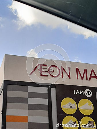 aeon mall at pandamic Editorial Stock Photo