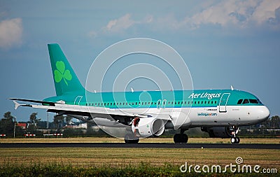 Aer Lingus Airbus 320 Editorial Stock Photo