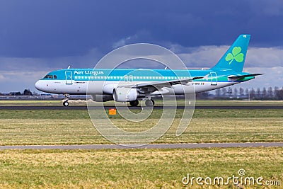 Aer Lingus Airbus A320 Editorial Stock Photo