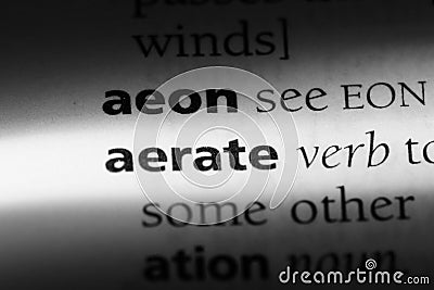 aerate Stock Photo