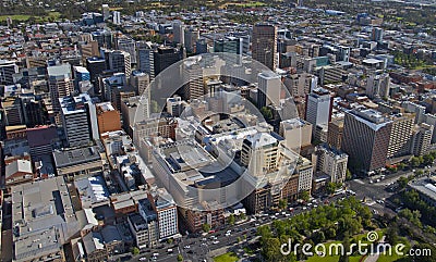 Aerial adelaide city Editorial Stock Photo