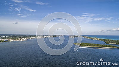 Aerial Boynton Beach, Florida Stock Photo