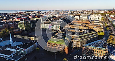 Kamppi shopping center summer sunrise Editorial Stock Photo