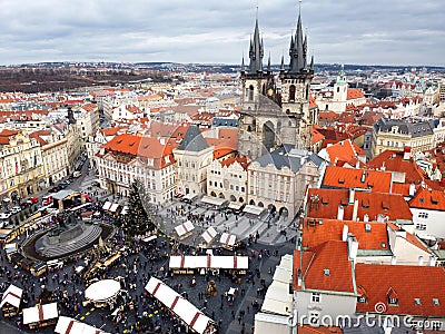 Aerial Drone view, Vienna, cityscape Editorial Stock Photo