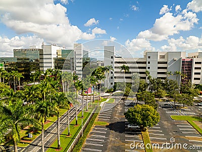 Aerial photo Carnival Cruise Line Headquarters Doral FL Editorial Stock Photo