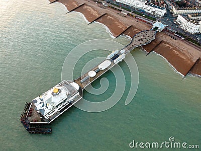 Eastbourne Pier, United Kingdom - Aerial Photograph Stock Photo