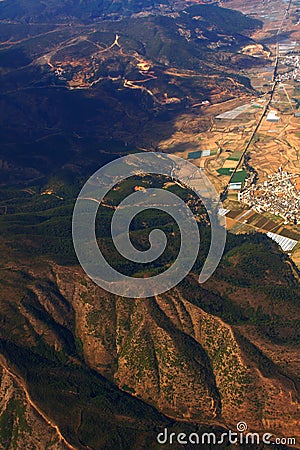 Aerial Photography Stock Photo