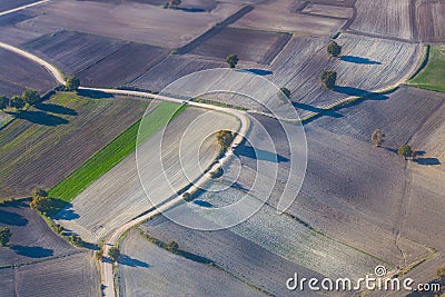 Aerial photography Stock Photo