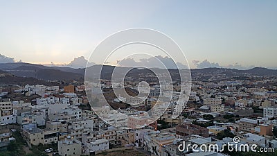 Aerial view of abha city - Saudi Arabia Stock Photo