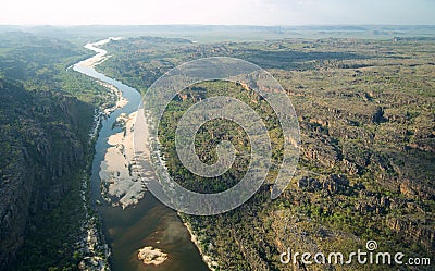 Aerial view of Arnhem Land, Northern Australia Stock Photo