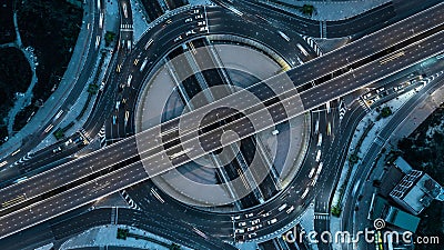 Aerial view Bangkok Expressway. Stock Photo
