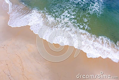 Aerial view beautiful beach at bintan island Stock Photo