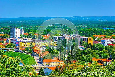 Cityscape of Karlovac, Croatia. Stock Photo