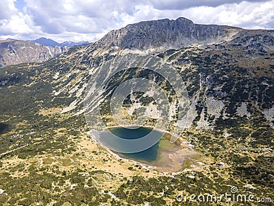 Aerial view of Fish lakes, Rila mountain, Bulgaria Stock Photo