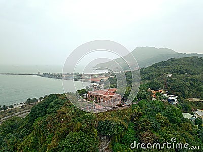 Aerial view of Former British Consulate Editorial Stock Photo