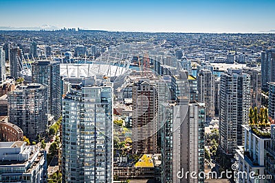 Vancouver downtown Canada BC PLace Stock Photo