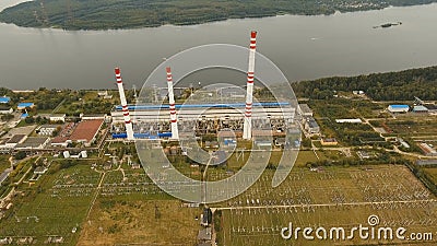 Hydroelectric power station Stock Photo