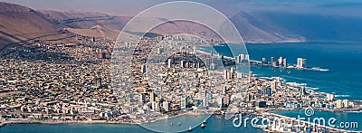 Aerial view of Iquique Stock Photo