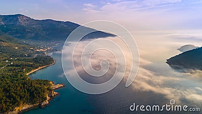 Kinira island at the island of Thassos Greece Stock Photo