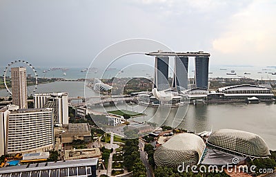 Singapore Marina Stock Photo