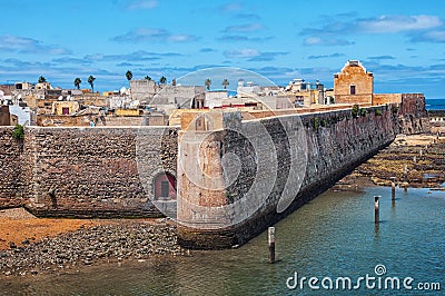 Aerial view of Mazagan, El Jadida, Morocco Stock Photo