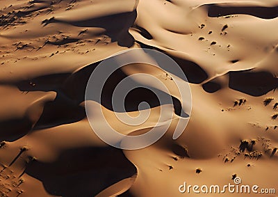 Aerial View of the Namib Desert Stock Photo