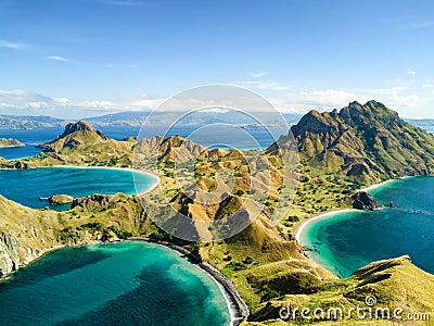 Pulau Padar Stock Photo