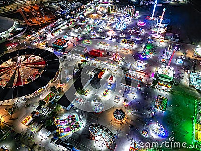 Aerial View Santa Rita Fair Stock Photo