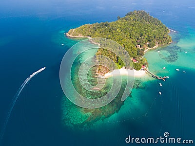 Sapi Island,Sabah Stock Photo