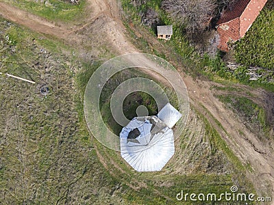 Ottoman tomb of Hazar Baba in village of Bogomil, Bulgaria Stock Photo