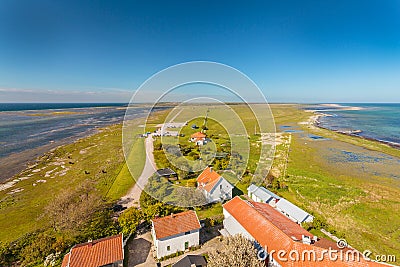 Aerial view of South Oland in Sweden Stock Photo