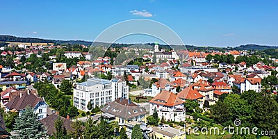 Aerial view of Stockach Stock Photo