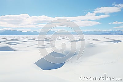 Aerial view of the surreal landscapes of White Stock Photo