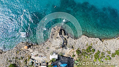 Aerial View West View San Andres Colombia Eco Parque Editorial Stock Photo