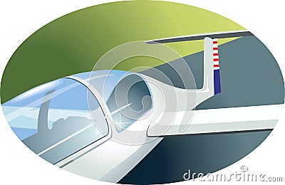 Aero plane Vector Illustration