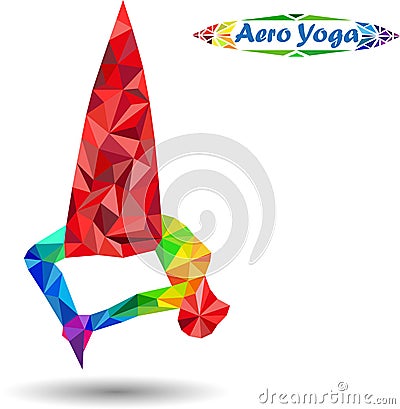 Aero Yoga Vector Illustration