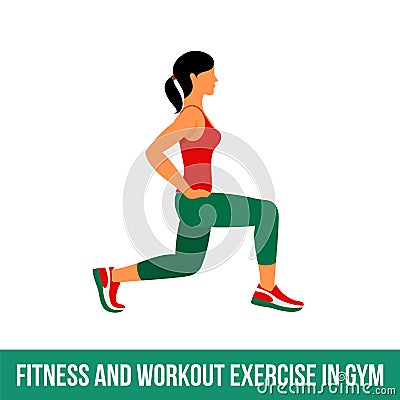 Aerobic icons. full color 24 Vector Illustration