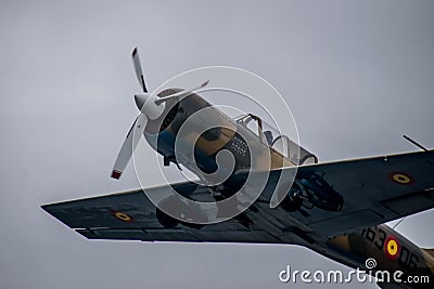 Criterium annual air show at Rozas Airport Editorial Stock Photo