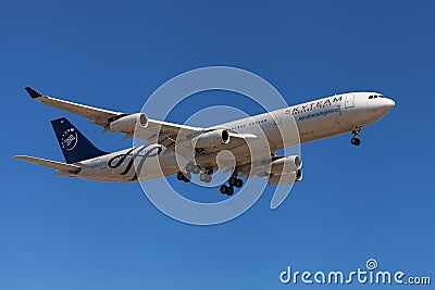 Aerolineas Argentinas Airbus A340-300 Skyteam Editorial Stock Photo